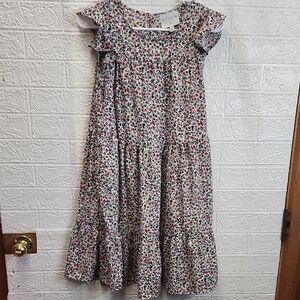 Hayden Multicolor Floral Kids Dress